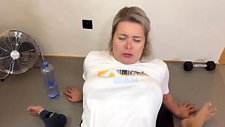 Busty Neighbor Wife Gets Gym Fuck from Redneck John's Long Dick