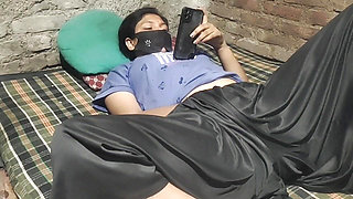 Desi Village girl masterbating when she watching video