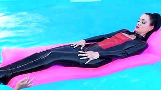 Amateur fetish BDSM action with redhead