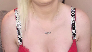 Blonde Slut Smoking JOI Teasing Daddy