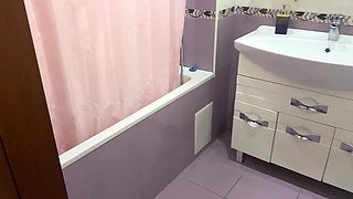 Shower Washing Hairy Pussy 4K 60fps