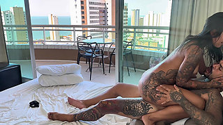 BRAZILIAN TOURIST SAT SO MUCH THAT SHE ALMOST FAINTED Prt2