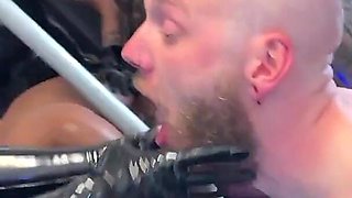 Three Dommes, Two Subs & a Spit-soaked Filthy Scene