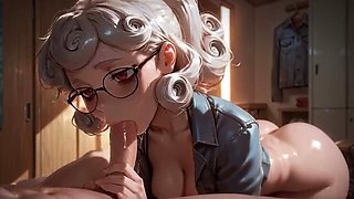 Busty Demon Anime Slut Gets Deep Anal Creampie At Your Service