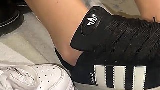 Shoe Fetish - Messed up Her Shoes...