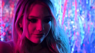 Stunning blonde MILF passion posing