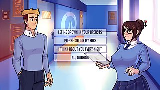 Studying with my tutor Mei in academy 34 overwatch