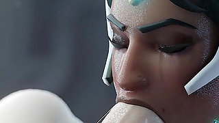 Symmetra Likes Big Dick in Her Ass - 3D Overwatch Anal Animation