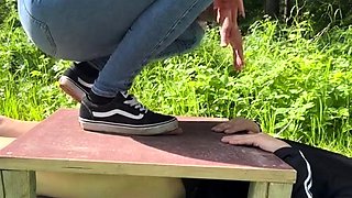 MRS Larry Cock Trample with socks