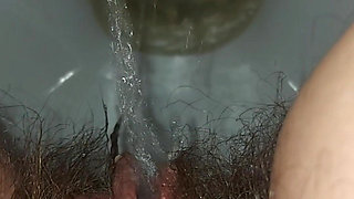 Showing off My Hairy Armpits and Piss