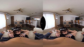 Hairy tattooed amateur bangs big black cock pov