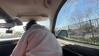 Yummy Jimmy and Slutty Kitty Get Horny in the Car and Start to Fuck