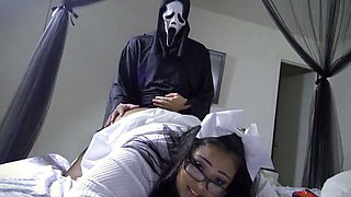 POV Handjob Blowjob cumshot compilation