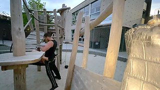 Hardcore double blonde blowjob
