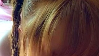 Amateur blonde teen girlfriend toyed and facialized