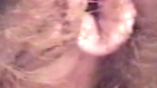 I Spread My Hairy Pussy so the Maid's Stepson Can Watch and Jerk off. I Love Watching Him Cum.