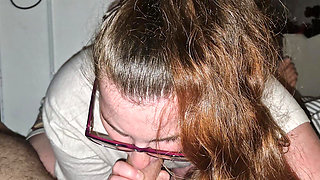 I got the Best blowjob from my hot stepdaughter when I went to kiss her good night