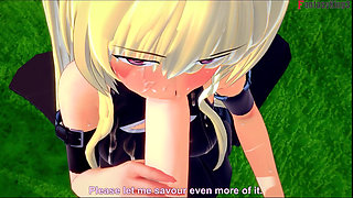 Yami konjiki Blowjob - To Love Ru