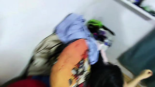 The sheets were in our way