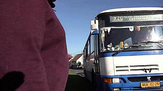 Czech Streets - Luxurious MILF Fucked In A Public Bus