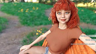 Off The Record Cute Red Head Girl In The Park Ep 7