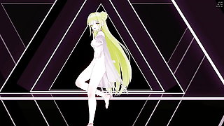 Azur Lane Janus Hentai Hot Sexy Dance Song Ha Aoa Mmd 3D Blonde Hair Color Edit Smixix