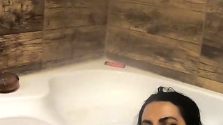 Kinky MILF Games with Mega Orgasm in Bathtub at Home