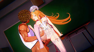 Genshin Impact - Escoffier Gets Gang Banged by Multiple Men - 3D Hentai Animation