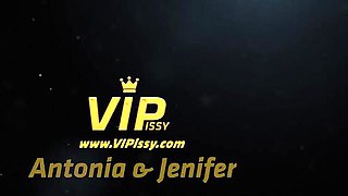 Dainty Antonia Sainz and Jenifer Jane - hd trailer - VIPissy