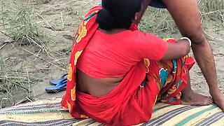 Dinajpuri best Desi Bengali Boudi in Red Saree Fucked at Outdoor Fucked My Bengali Boudi Very hot - Most Perfect Bengali Boudi