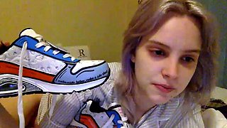 Cute blonde amateur webcam teen masturbating
