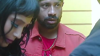 Desi Indian Boy Friend & Girl Friend Outdoor Sex Turns Into a Hardcore Threesome with a Stranger Guy ( Hindi Audio )