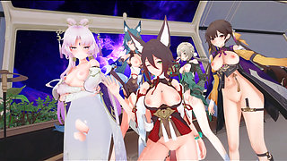 [Collapse Iron] + [Ming Tide] All members dance and slap on the same screen