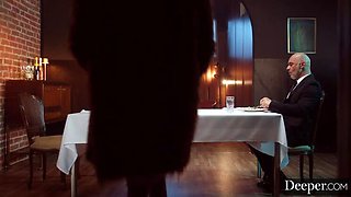 Lana Smalls Submissive Deepthroat & Facial - Brunette in Lingerie Gets Pussy Fingered and Fucked