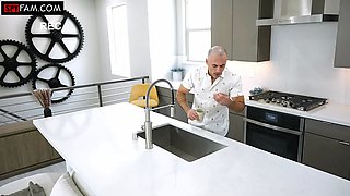 Horny Stepdaughter Keeps Begging For Stepdad's Cock