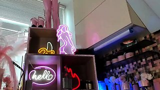 Big boob brunette masturbates on webcam