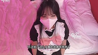 Fsog088 - Hot Naughty Asian Maid Sucks Dick And Gets Her Pussy Filled With Cum