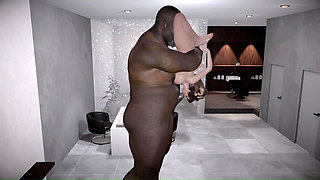 Sexy Mistress Nailed by a Giant Black Cock