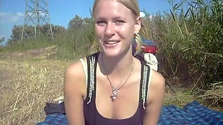 Slip Pushed Into Pussy