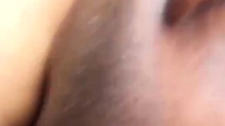 Black Hairy Pussy Fucked in a Car