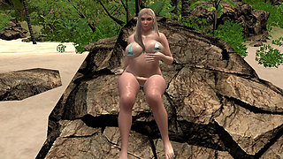 Curvy Tourist Loves BBC l 3D Animation Hentai Uncensored