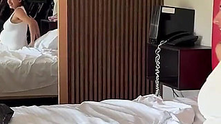 Mystery Package Arrives for My Friend and It's a Double Dildo! Pregnant Woman Has Double Anal Sex