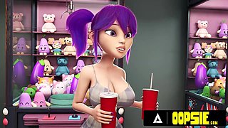 OOPSIE - Trio Hermaphroditism Homies Flog Out Hard-ons For Wild Xxx Threeway In Theater! ANIMATED PORNO!