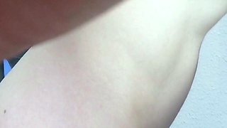 Amateur Blonde Anal 13 inch toy
