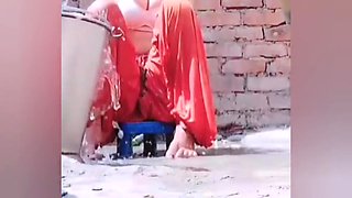Girl Showering Alone In Her Soft Body And In The Bathroom With Her