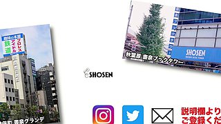 Cute Asian in pretty panties masturbates with a toy