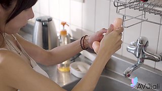Slim Asian Masseuse Pleases Her Client With an Erotic Massage, Nice BJ, 69 Oral Sex & Hot Dick Riding