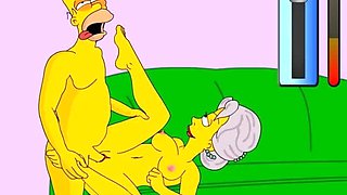 Homer's Happy Chance - Sex POV Cartoon P70 by Misskitty2k