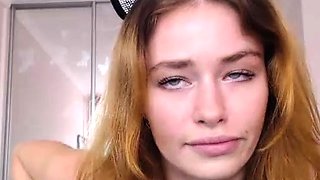 Curly Blonde Teen Records Solo Dildo Masturbation More at