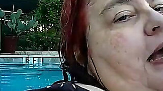 Nurse Vicki and Handsome Harry Are Having Fun Kissing in the Pool!